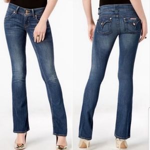 HUDSON | FLX 2 Button Bootcut Jeans Dark Denim